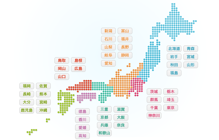 ヘアサロンを地図から検索